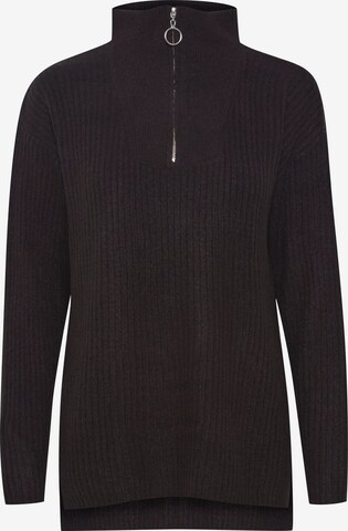 b.young Sweater 'Nora' in Black: front