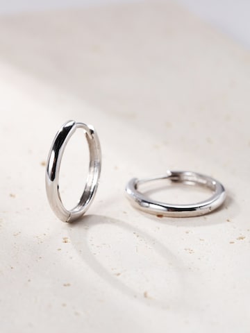 Hey Happiness Earring 'Mid Plain' in Silver