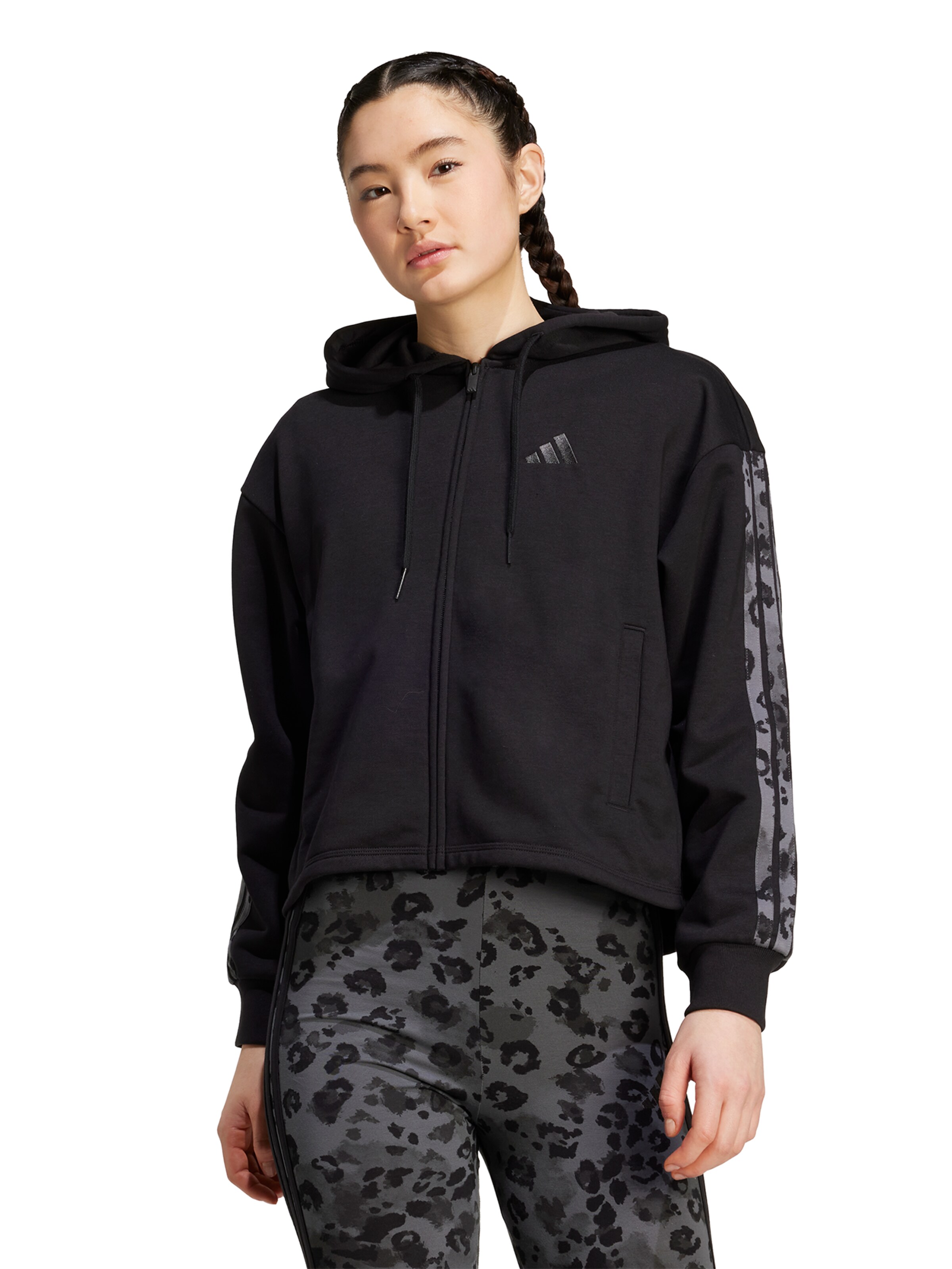 Skinny Pantaloni sport de la ADIDAS SPORTSWEAR pe gri