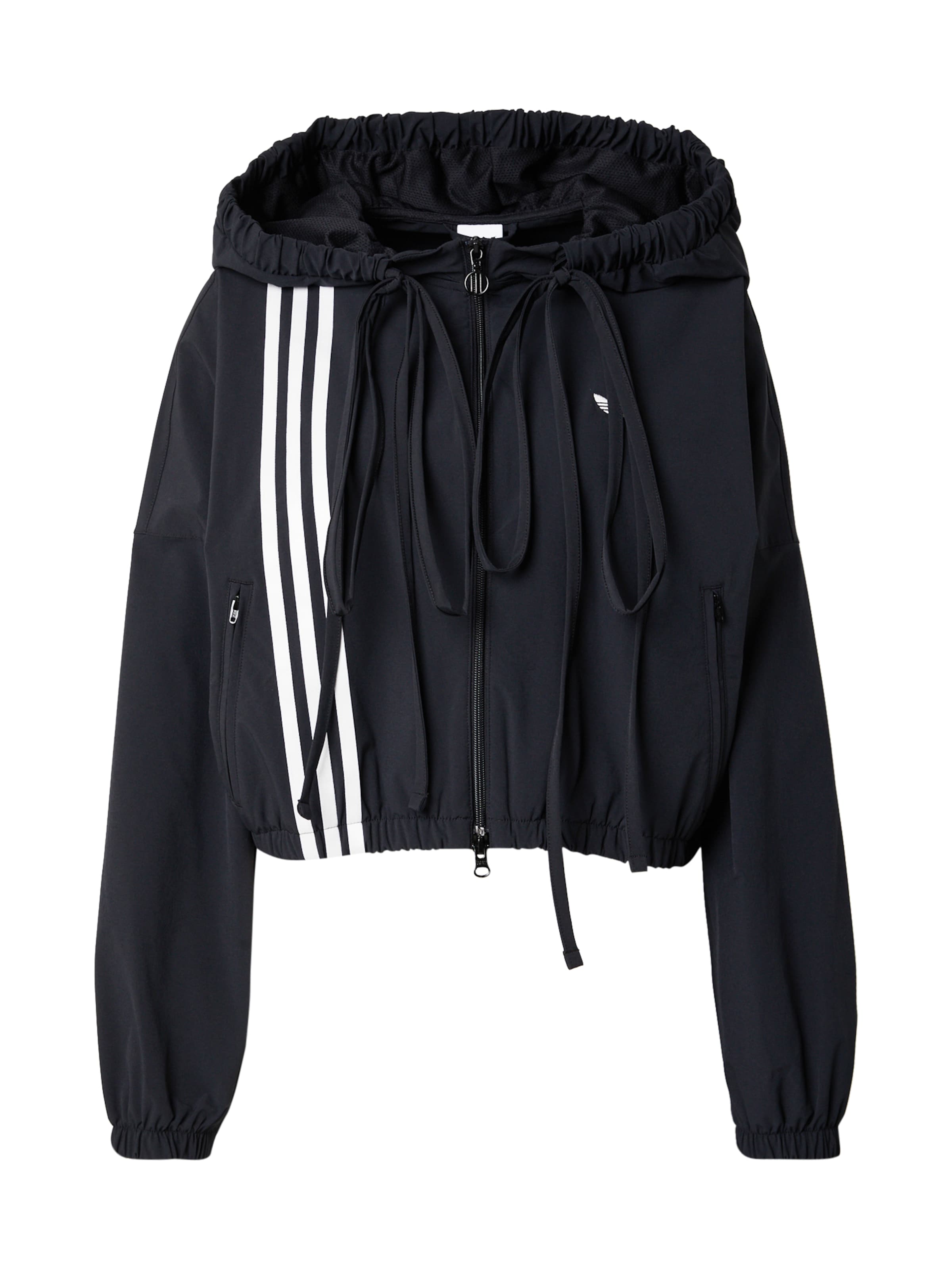 ADIDAS ORIGINALS Jacke in Schwarz: Vorderseite