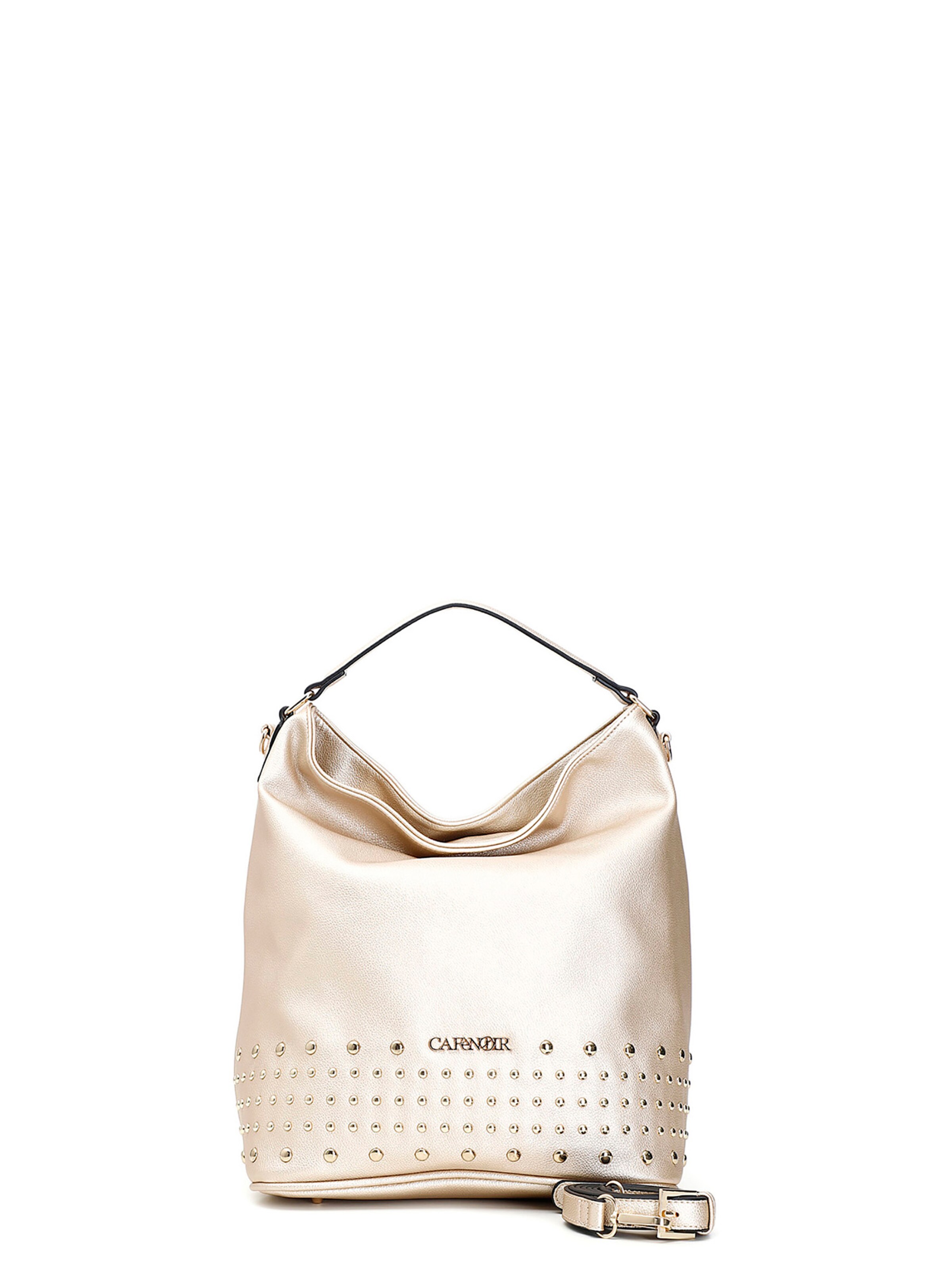 Borsa a sacco CAFè NOIR di colore oro, Visualizzazione prodotti