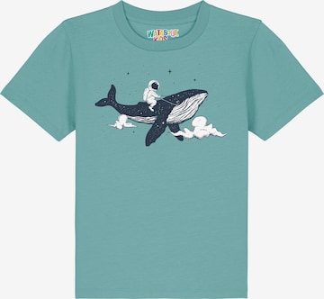 watabout.kids Shirt 'Spacewhale' in Green: front