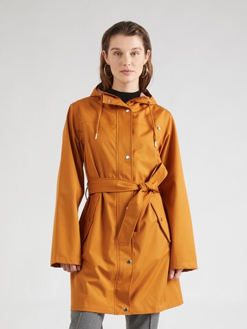 Manteau fonctionnel 'Rainlover' Danefae en jaune : devant