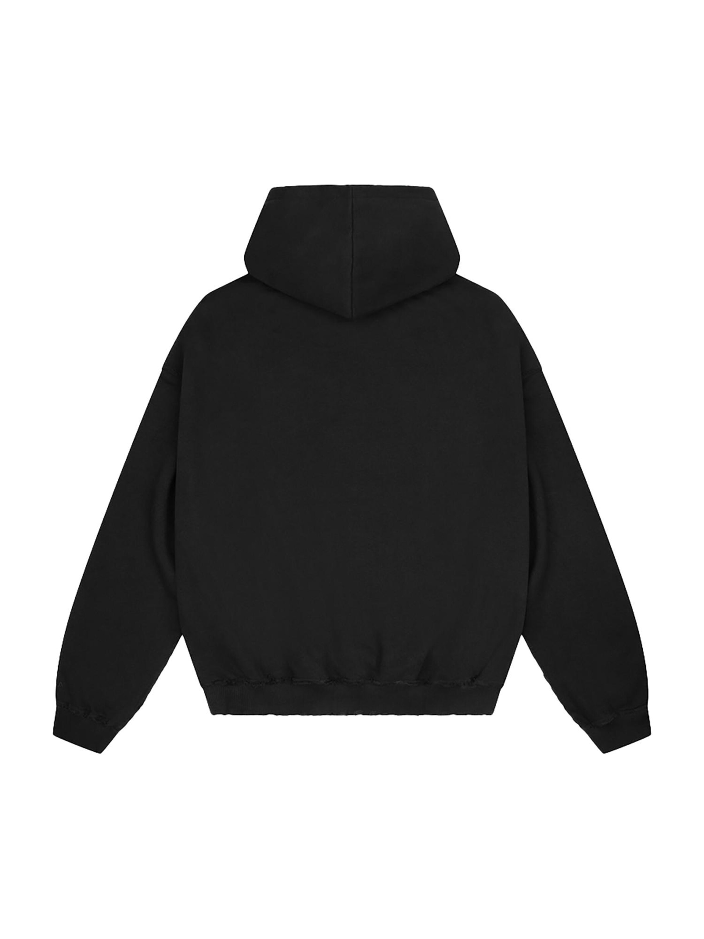 FAVELA Sweatshirt 'Puff Distressed' in Black
