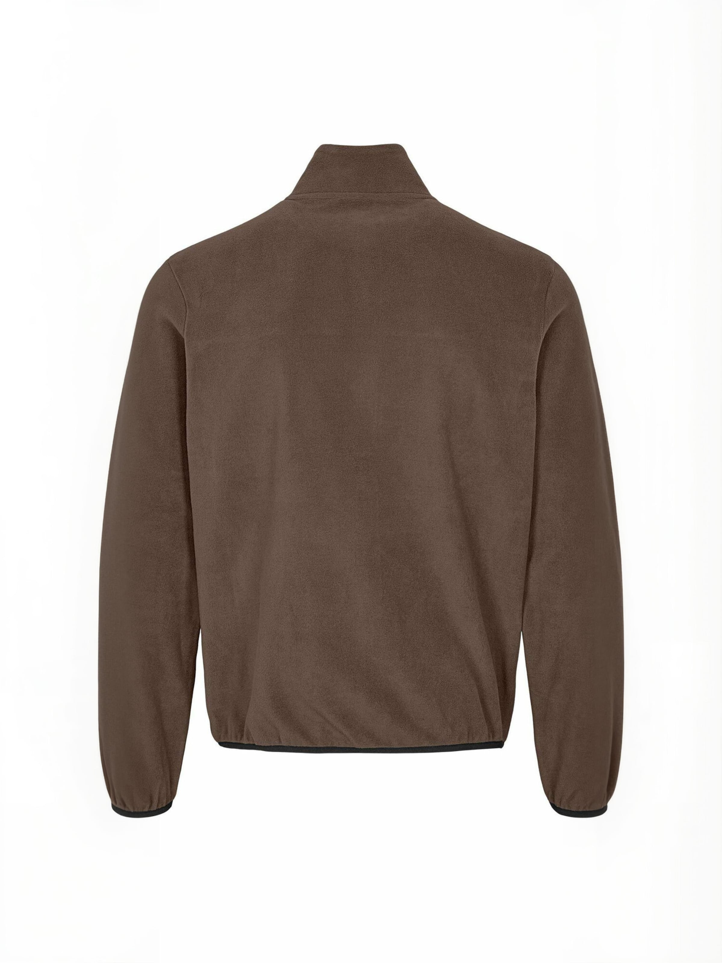 Veste de survêtement ' Logo Saurion ' KAPPA en marron : derrière