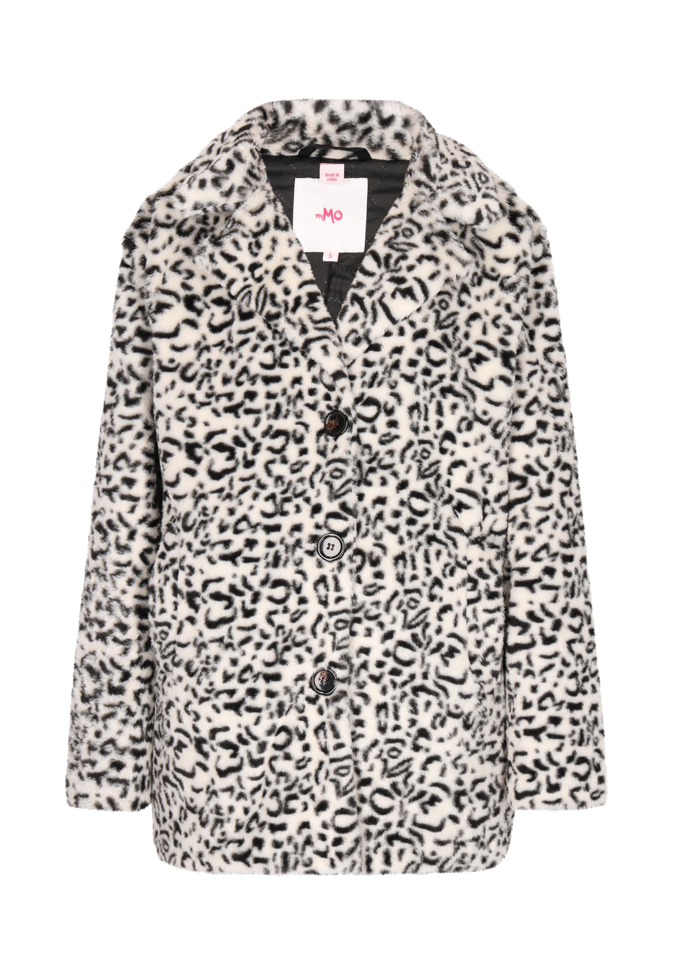 MYMO Prechodný kabát - čierna / biela, Produkt