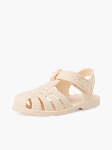 IGOR Beach & Pool Shoes in Beige: front