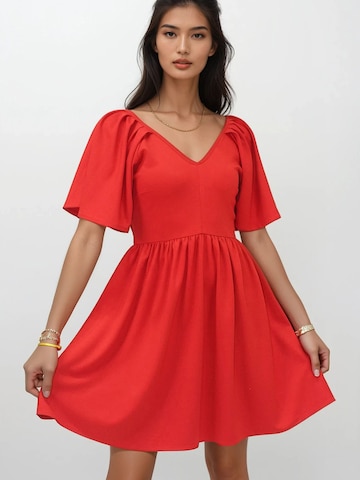 Trend Alaçatı Stili Платье в Красный: спереди