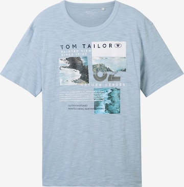 TOM TAILOR Majica | modra barva: sprednja stran