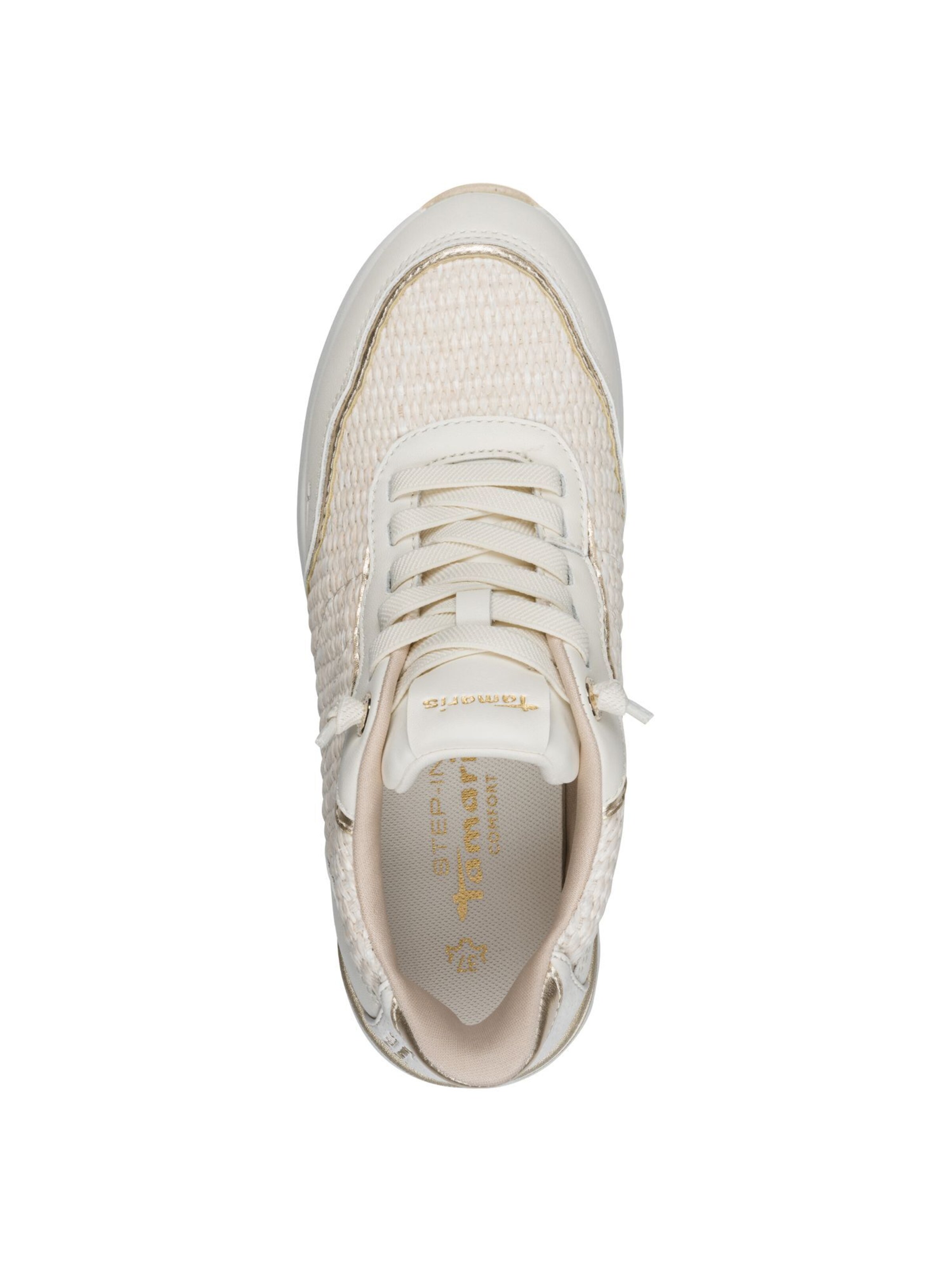 Tamaris Platform trainers in Beige