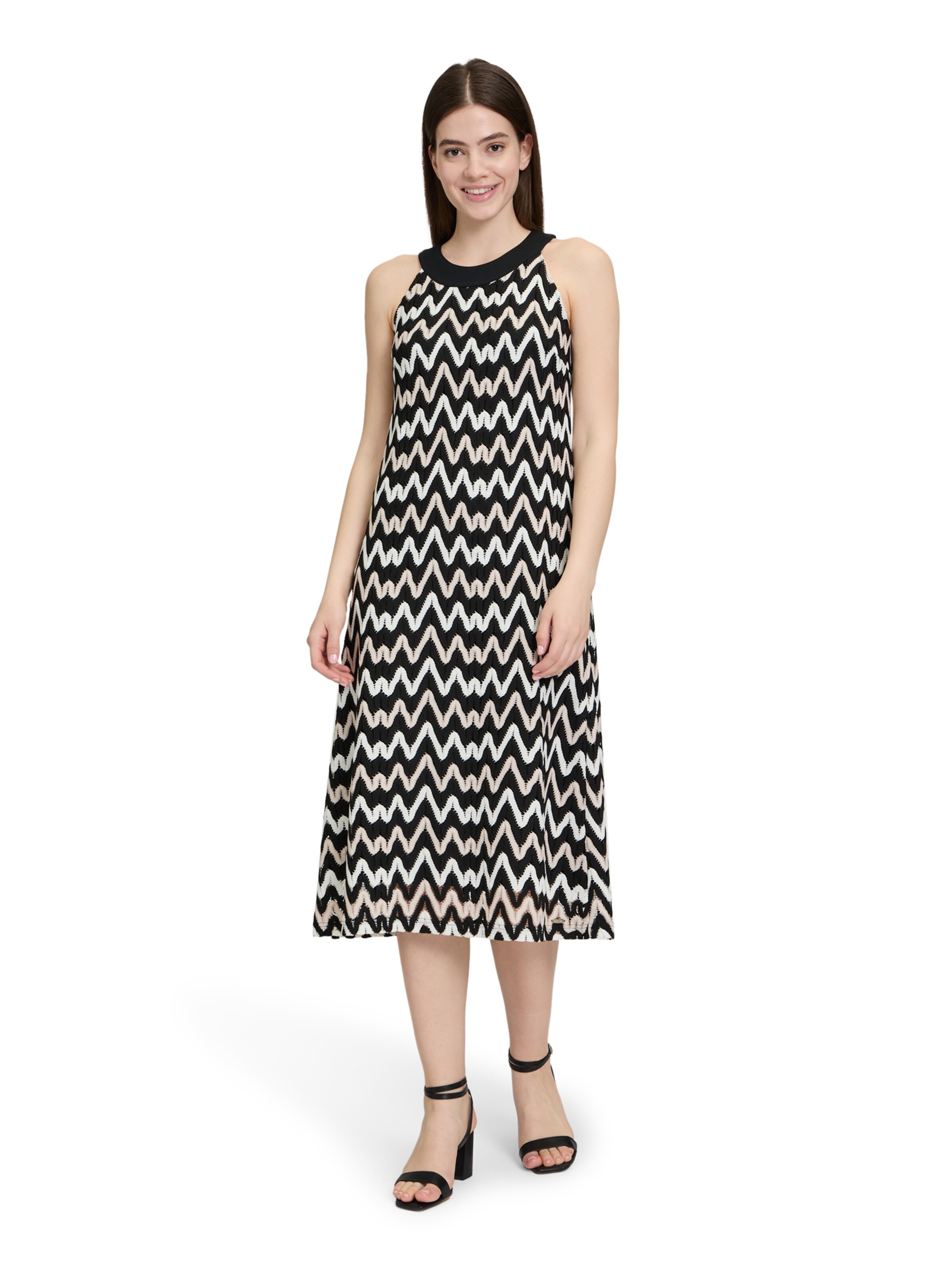 Robe Betty & Co en marron : devant