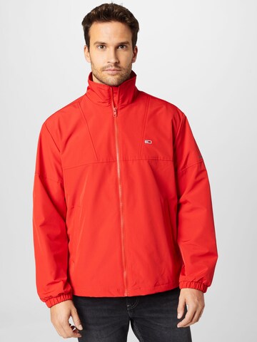 Veste mi-saison Tommy Jeans en rouge : devant