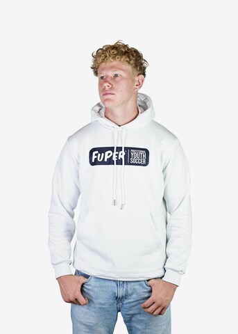 FuPer Sweatshirt 'Chris' in White: front