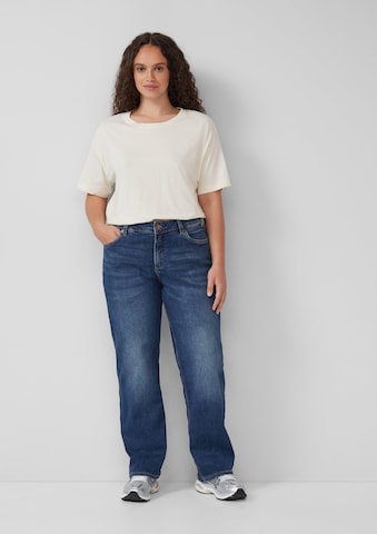 Regular Jean QS en bleu : devant