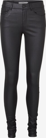 VERO MODA Skinny Broek 'Seven' in Zwart: voorkant