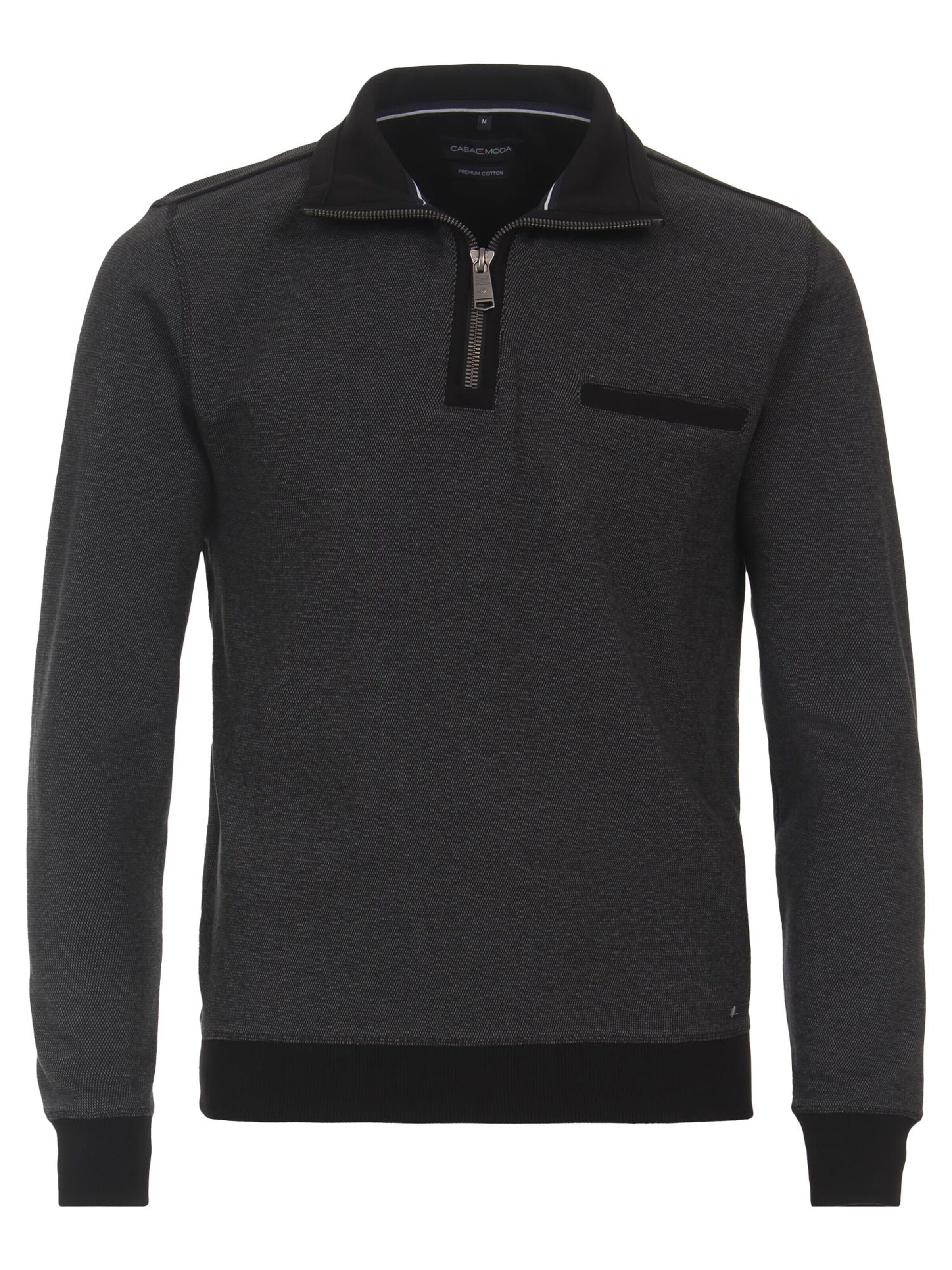 CASAMODA Sweatshirt 'Basic' in Grau: Vorderseite
