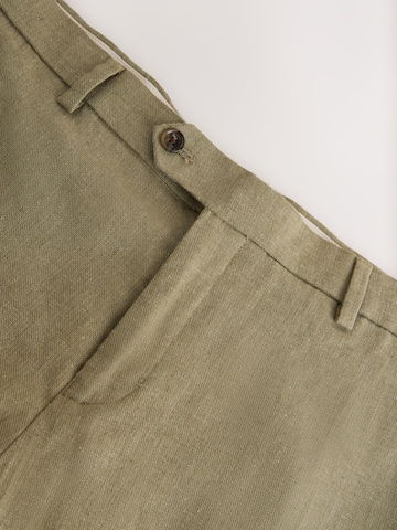 Next Regular Trousers with creases in Green
