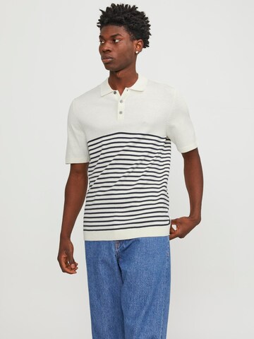 JACK & JONES Pullover 'Emil' in Weiß: Vorderseite