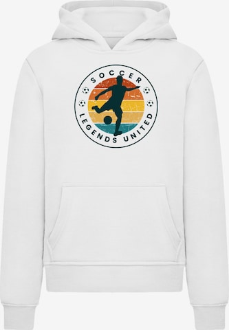 F4NT4STIC Sweatshirt 'Soccer Legends United' in Wit: voorkant