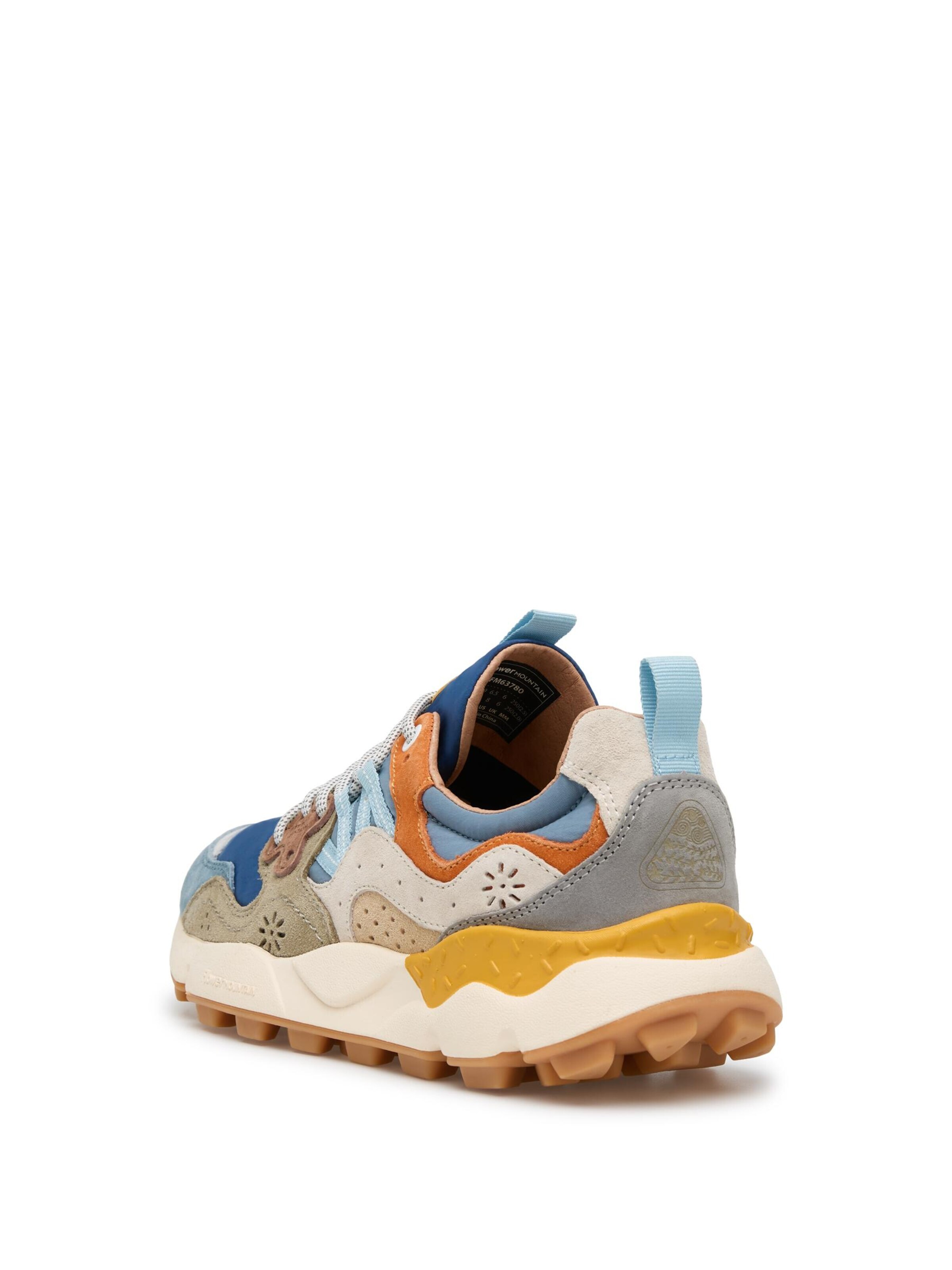 Baskets basses 'YAMANO 3 UNI' Flower Mountain en bleu