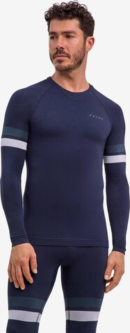 FALKE Base Layer in Blue: front