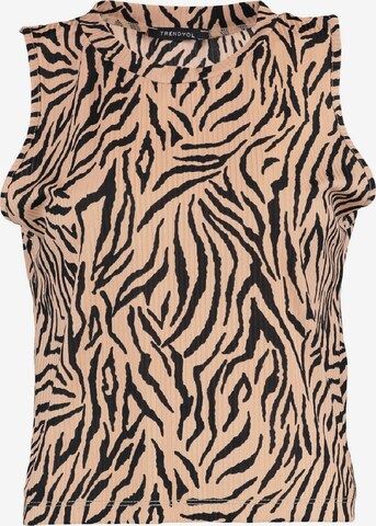 Trendyol Curve Blouse in Brown: front