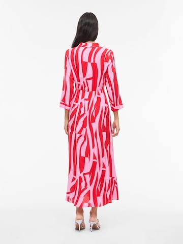 VILA - Vestido camisero 'VIAya Paya' en rojo