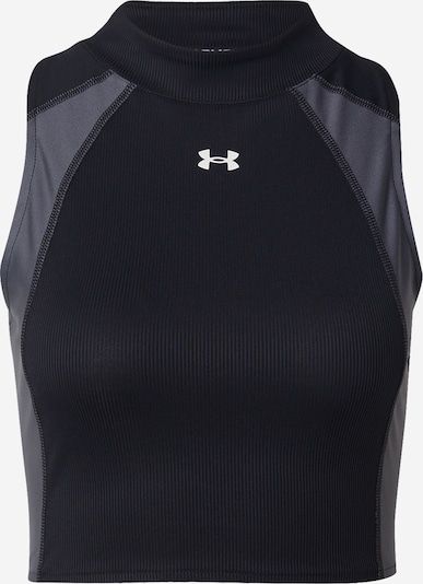 UNDER ARMOUR Športový top - kamenná / čierna / biela, Produkt