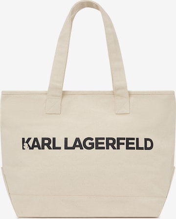 smėlio Karl Lagerfeld Pirkinių krepšys: priekis
