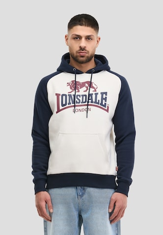 LONSDALE Mikina 'JARROW' – béžová: přední strana