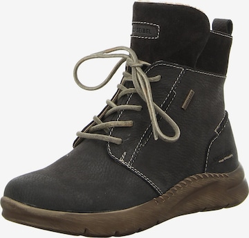 JOSEF SEIBEL Lace-up bootie 'Damen Stiefelette 91753VL796/150 Rauleder in grau' in Grey: front