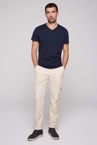 CAMP DAVID Regular Cargo Pants in Beige