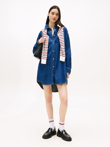Robe-chemise Tommy Jeans en bleu : devant