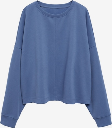 MANGO Sweatshirt 'Amelie' in Blauw: voorkant