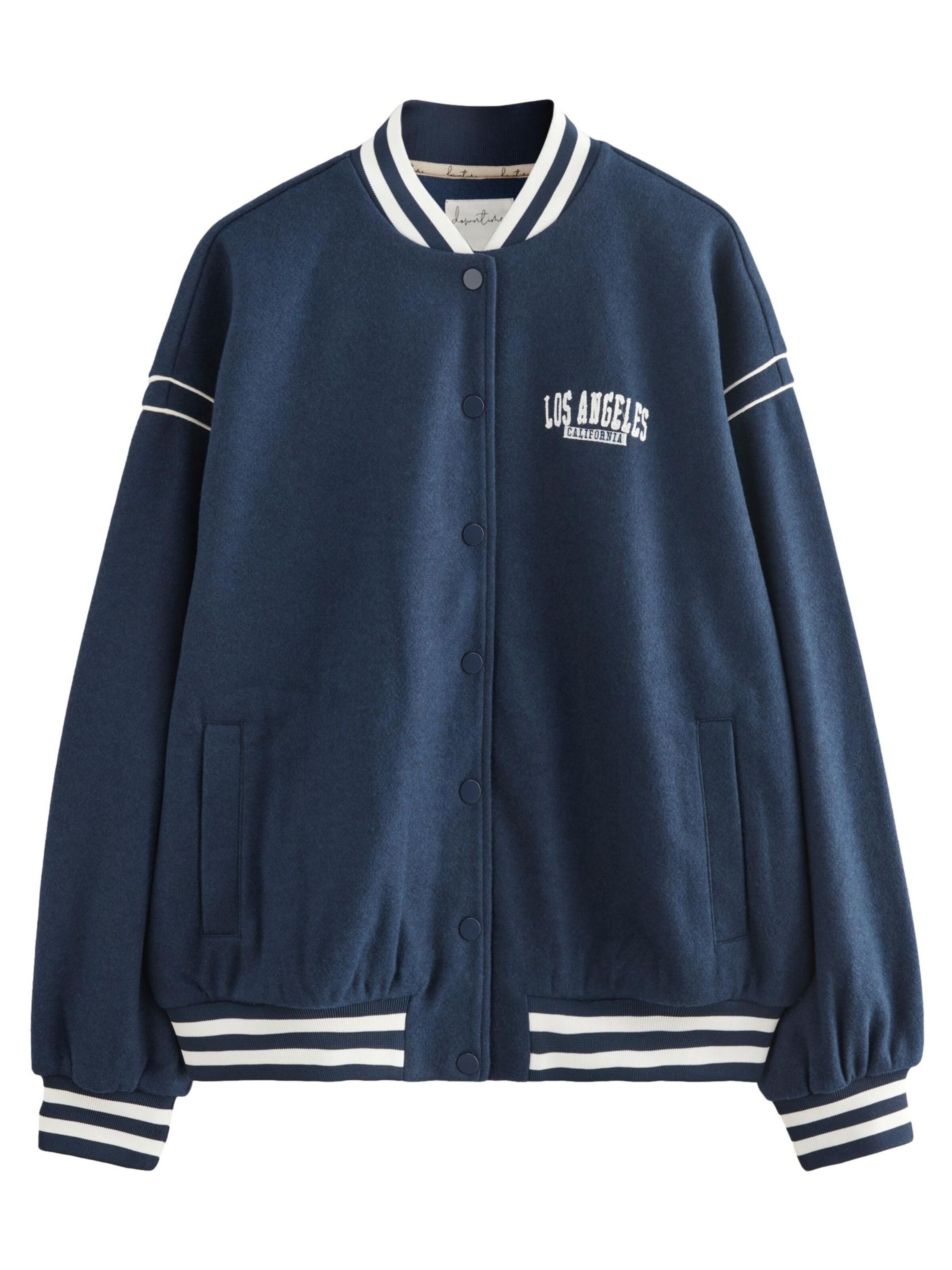 Next Tussenjas in Blauw: voorkant