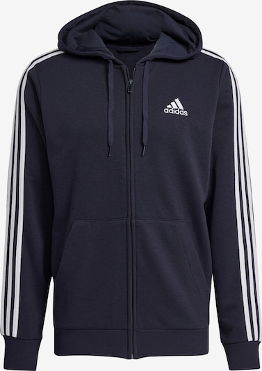 Giacca di felpa sportiva ADIDAS PERFORMANCE di colore blu scuro / bianco, Visualizzazione prodotti