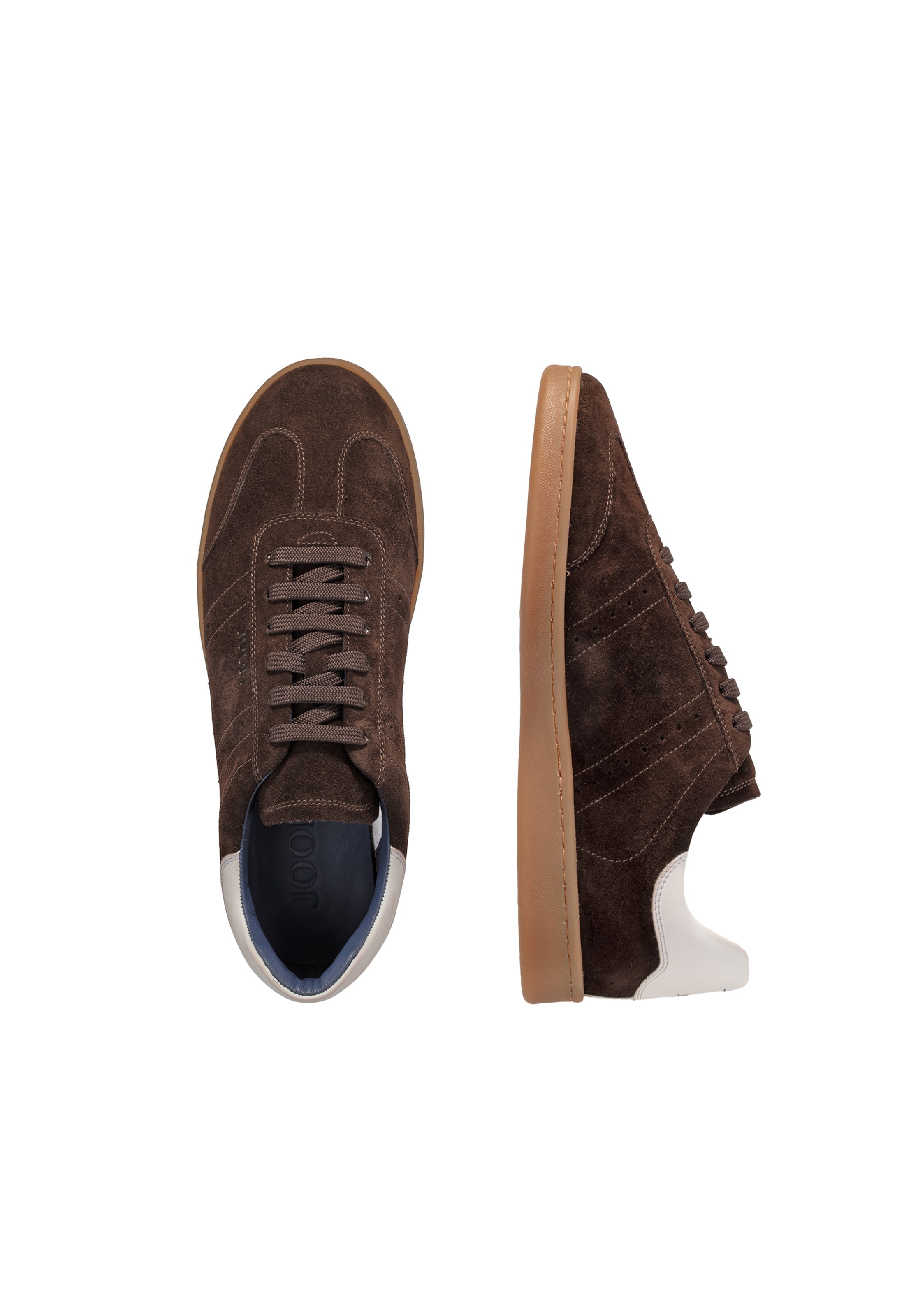 JOOP! - Zapatillas deportivas bajas 'Velluto Misto Ike' en marrón