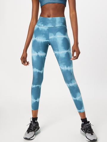 NIKE Skinny Sporthose in Grün: predná strana