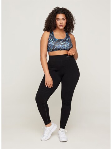 Active by Zizzi Bustier Sport bh 'Ahina' in Zwart