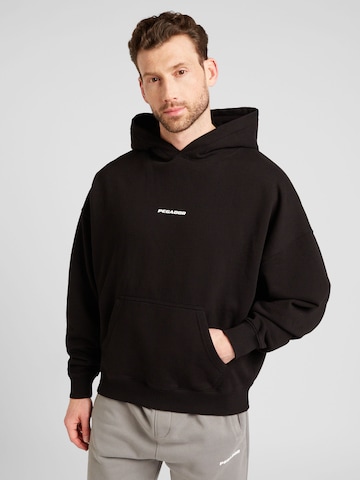 Pegador Sweatshirt i svart: framsida