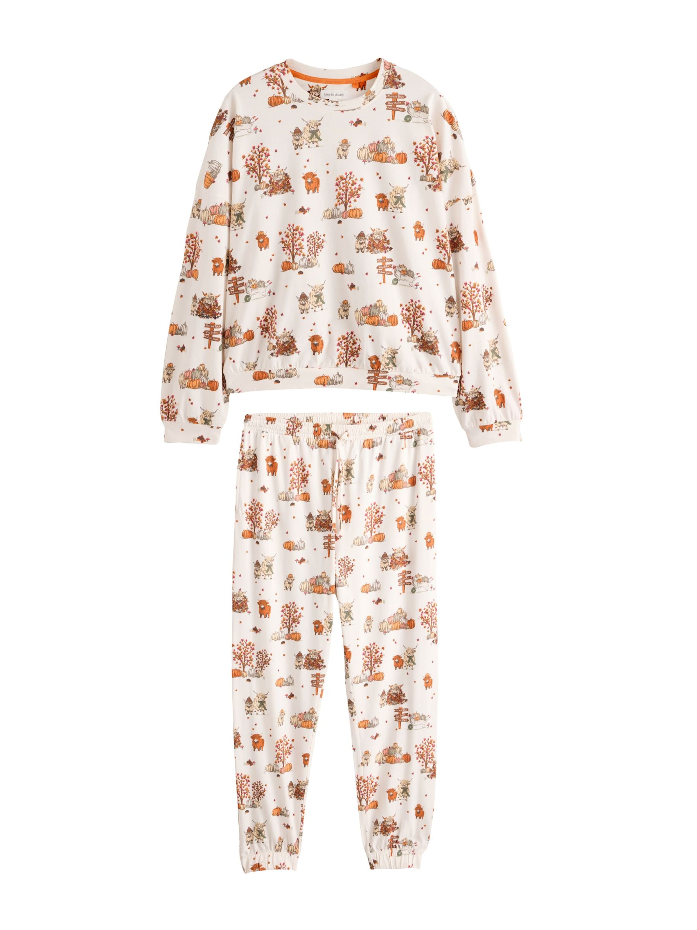 Next - Pijama en blanco: frente