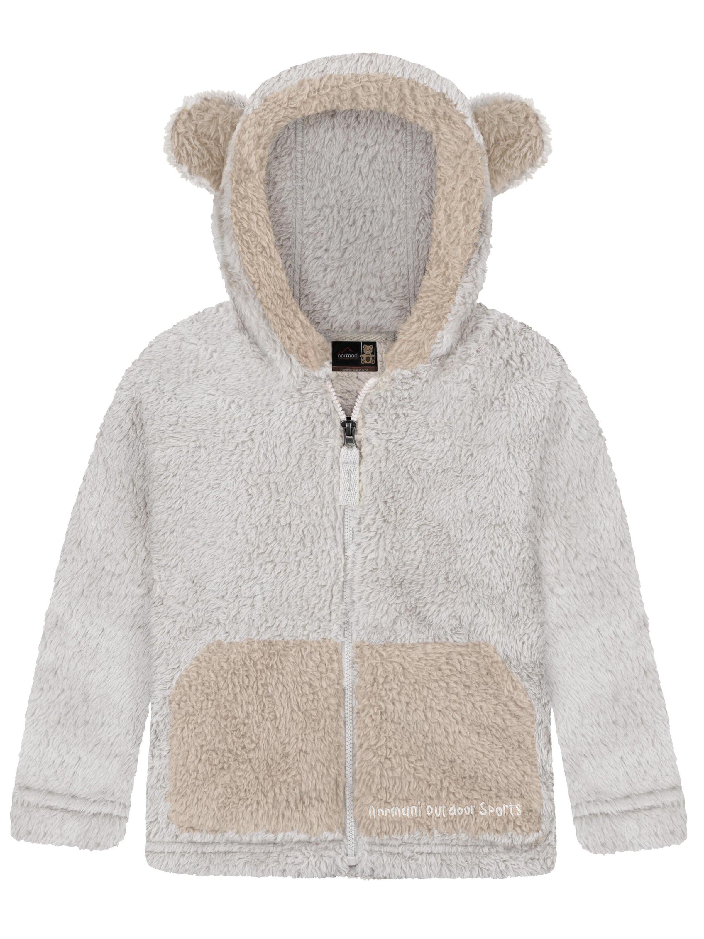 Veste en polaire 'Barvas' normani en beige : devant