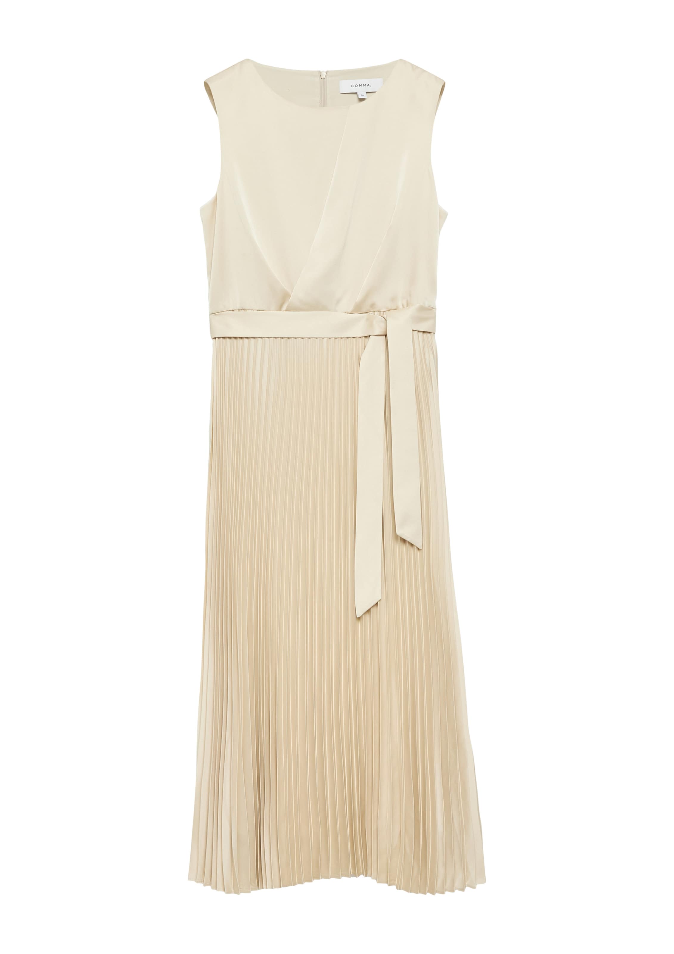 COMMA Dress in Beige: front