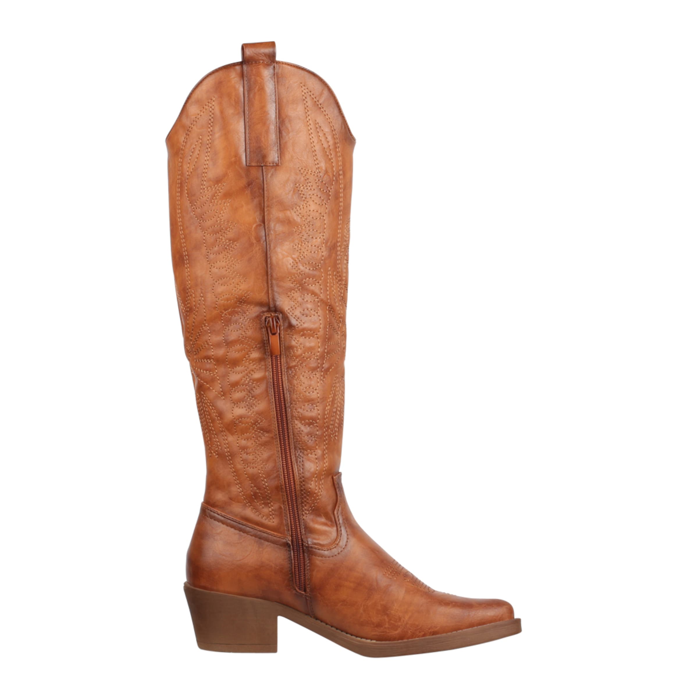 Bottes de cowboy Elara en marron