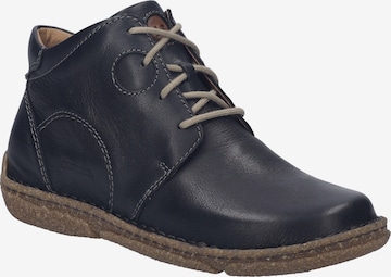 JOSEF SEIBEL Schnürstiefelette in Schwarz: Vorderseite