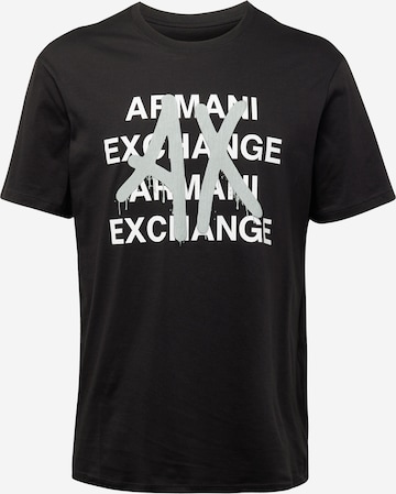 ARMANI EXCHANGE Majica | črna barva: sprednja stran