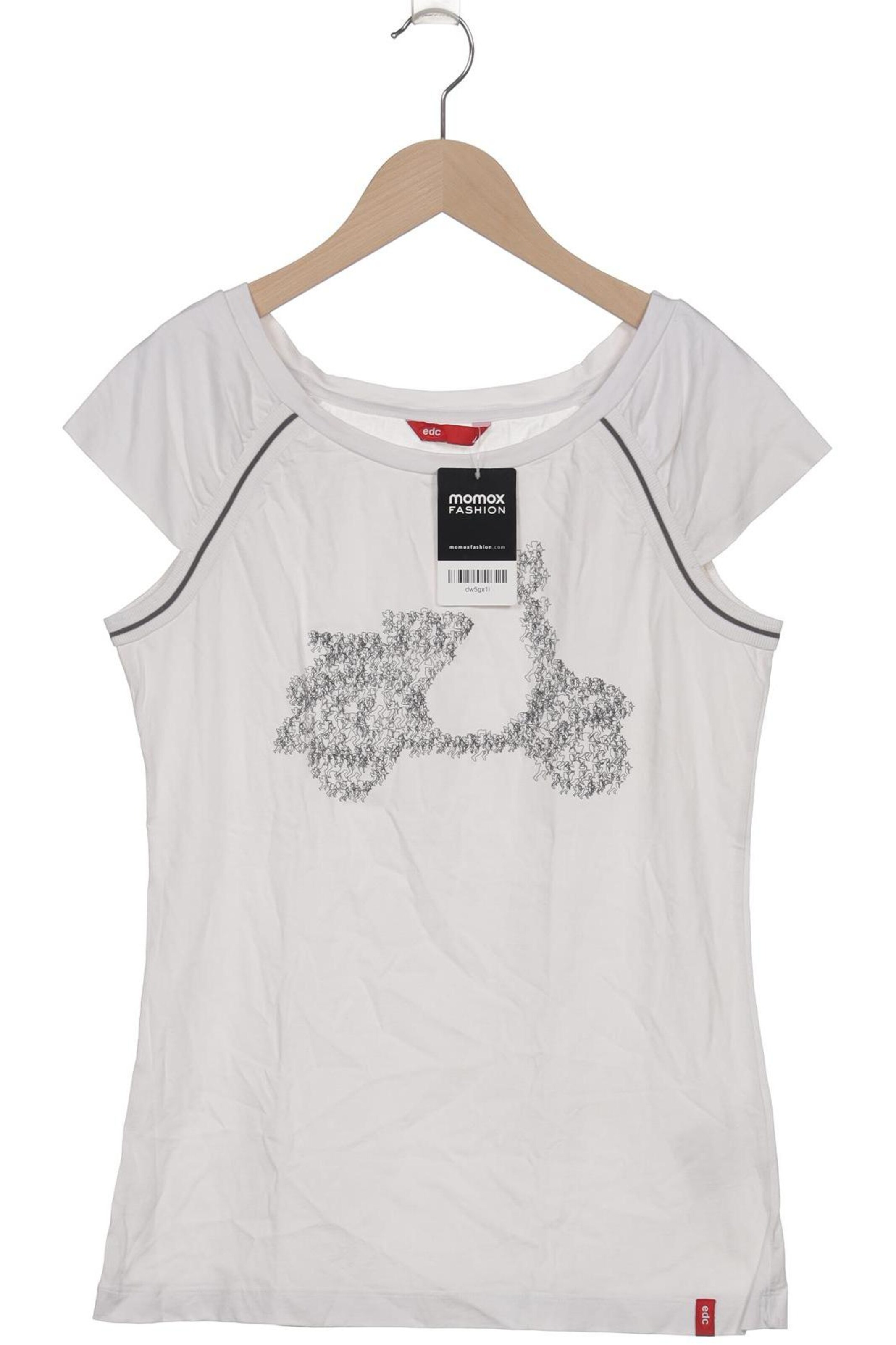 EDC BY ESPRIT Top & Shirt in L in White: front