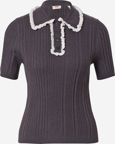 Pullover 'SS Sweater Polo' LEVI'S ® di colore antracite / bianco, Visualizzazione prodotti
