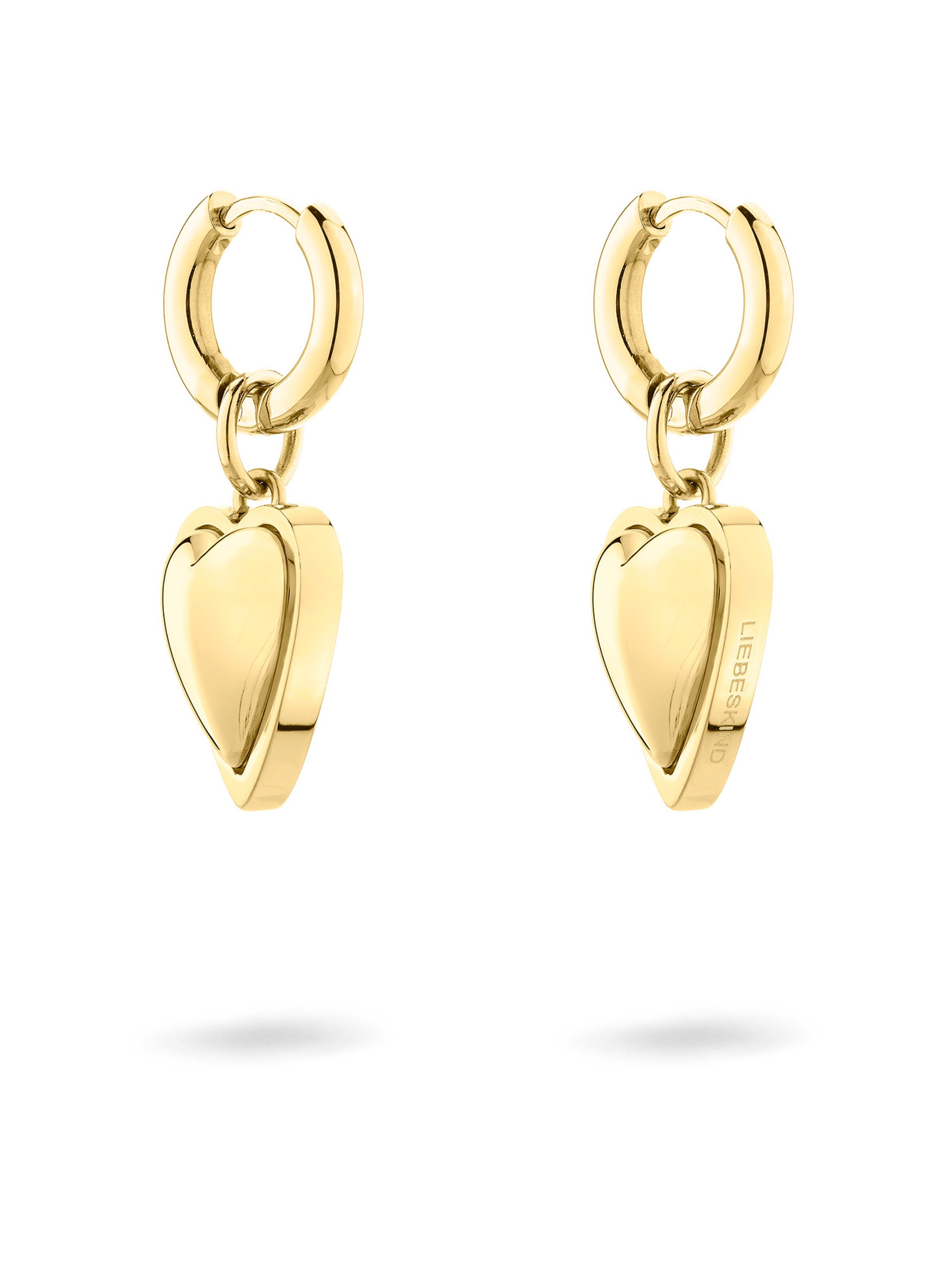 Liebeskind Berlin Earrings 'Heart' in Gold: front
