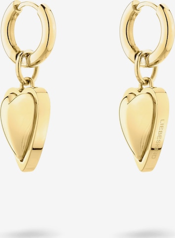 Liebeskind Berlin Earrings 'Heart' in Gold: front